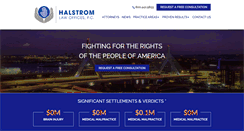 Desktop Screenshot of halstrom.com