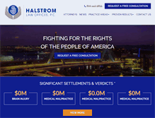 Tablet Screenshot of halstrom.com
